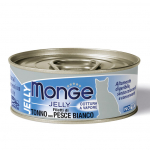 Monge Cat Natural Tuna with Seabream in Jelly 80 g | 8009470007030