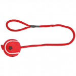 Trixie tennisepall k&ouml;ie otsas 6 cm, pall 50 cm k&ouml;iesangaga | 4011905034799