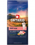 Ontario Dog Adult Large White Fish with Brown Rice 12 kg | 8595681851734