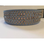 Hunter Leather collar WIP-PET 52 light blue | 4016739433015