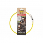 Flamingo VISIO LIGHT LED COLLAR NYLON REFLECTIVE YELLOW 33/63,5CM 8MM | 5400585125429