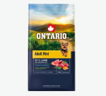 Ontario Dog Adult Mini Lamb with Brown Rice 6,5 kg | 8595681851277