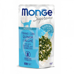 Monge Cat Supreme Pouch Adult Tuna Flakes with Quinoa and Seaweeds 80 g | 8009470007795