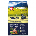 Ontario Dog Mini Puppy Lamb & Rice 6,5 kg | 12719  | 8595091780105