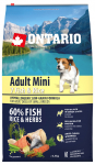 Ontario Dog Mini Adult Fish & Rice 6,5 kg | 8595091780167