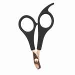 Noir nail scissors straight 10,8x6cm | 4047059436783