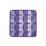 Square sniffing mat for dogs and cats Lilac 20,6 cm | 8011391646205