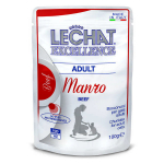LeChat Excellence Pouch Adult Chunkies with Beef 100 g | 8009470061780