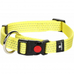 Flamingo COLLAR ZIGGI REFL.YEL 40-55cm, 20mm yellow | 5400585006186