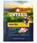 Ontario Dog Senior Mini White Fish with Brown Rice 2,25 kg | 8595681851321
