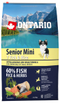 Ontario Dog Mini Senior Fish & Rice 6,5 kg | 111703  | 8595091780327