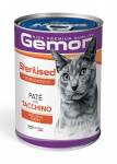 Gemon Cat Sterilised Pate with Turkey 400 g | 8009470299954