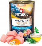 Ontario Dog Puppy Monoprotein Turkey Pate with Carrot 400 g | 8595681860019