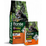 Monge Dog BWild Grain Free All Breeds Puppy & Junior Duck with Potatoes 12 kg | 8009470011747