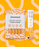 Amanova Cat Creamy Treats Savory Chicken 6x15 g | 8413037416850