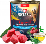 Ontario Dog Adult Beef Pate with Spirulina Flavor 800 g | 8595681859914