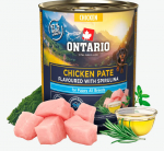 Ontario Dog Puppy Chicken Pate Flavoured with Spirulina 800 g | 8595681859907