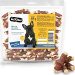 Hau & Miau Dog Pausesnack Rawhide Sticks Wrapped with Duck 500 g | 5904479081544