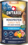 Ontario Dog Adult Monoprotein Turkey Pate with Sweet Potatoes 400 g | 8595681860026