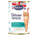 Butchers Cat Delicious Dinners Chunks in Jelly with Ocean Fish 400 g | 12573  | 5011792007585