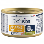 Exclusion Renal (II faas) konservitud toit kassidele sealiha, herneste ja riisiga 85 g | 14560  | 8011259004307