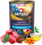 Ontario Dog Adult Lamb Pate with Sea Buckthorn Flavor 400 g | 8595681859877