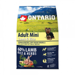Ontario Dog Mini Adult Lamb & Rice 2,25 kg | 12622  | 8595091780181