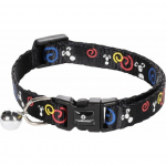 Flamingo Cat Collar Ziggi Black 20-35cm x10mm black | 5415245151106