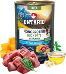 Ontario Dog Adult Monoprotein Duck Pate with Pumpkin 400 g | 8595681860057