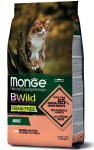 Monge Cat BWild Grain Free Adult Salmon with Peas 1,5 kg | 8009470012072