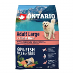 Ontario Dog Large Adult Fish & Rice 2,25 kg | 110099  | 8595091780280
