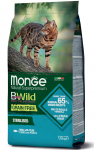 Monge Cat BWild Grain Free Sterilised Tuna with Peas 1,5 kg | 8009470012089