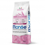 Monge Dog All Breeds Puppy and Junior Monoprotein Pork with Rice and Potatoes 12 kg | 8009470011624