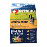 Ontario Dog Medium Adult Lamb & Rice 2,25 kg | 13401  | 8595091780242