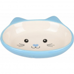 Flamingo FEEDING BOWL CAT ISA CERAMIC LIGHT BLUE 170ML 14CM | 5400585087741