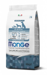 Monge Dog All Breeds Puppy and Junior Monoprotein Trout with Rice and Potatoes 2.5 kg | 8009470011495