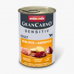 Animonda GranCarno Dog Sensitiv kalkun, kartulid 400 g | 4017721824156
