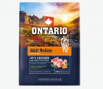 Ontario Dog Medium Adult Chicken with Sweet Potatoes 2,25 kg | 8595681851505