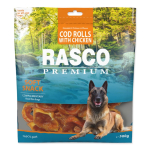 Rasco Premium Dog Soft Snack Cod Rolls with Chicken 500 g | 8595681806352