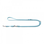Hunter Leather leash Round&Soft Petit 6/200 light blue | 4016739430441
