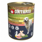Ontario Dog Adult Chicken Pate with Herbs 800 g | 8595681809971