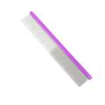Groom Professional Spectrum Aluminium Comb 50/50 Purple 25 cm
