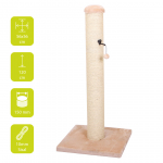 COMFORT cat scratching-tree GIANT-POST - 120cm - BEIGE | 4047059408902