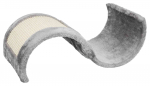 Trixie Cat Scratching Wave Grey, Natural 29 x 18 x 50 cm | 4047974432624