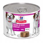 Hills Science Plan Dog Adult 1-6 Small & Mini Beef Mousse 200 g | 052742067179