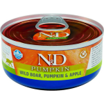Farmina N&D Cat Pumpkin Adult Wild Boar, Pumpkin & Apple 70 g | 8606014102079
