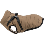Pirou Dog Winter Coat with Harness, S 36 cm, Sand | 4053032676589