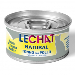 LeChat Natural Tuna Flakes with Chicken 80 g | 8009470006606