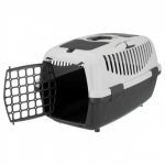 TRIXIE Capri 2 transpordipuur XS&ndash;S 37x34x55 cm, (tumehall/helehall) | 4011905398211