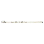 Kakla siksna M Art Croque Bone 24 balta ar baltu | 4016739914576